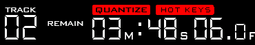 HOT KEYS shown next to QUANTIZE